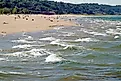Grand Haven State Park on Lake Michigan