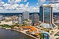 Skyline of Jacksonville. Editorial credit: Felix Mizioznikov / Shutterstock.com