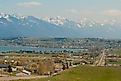 Polson, Montana, on a sunny day.