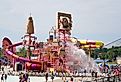A water park in Wisconsin Dells, Wisconsin. Image credit Aaron of L.A. Photography via Shutterstock
