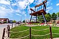 A giant rocking chair in Casey, Illinois.