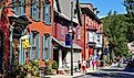 View of the historic town of Jim Thorpe