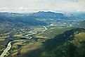 Landscape view of Gates of the Arctic National Park. 