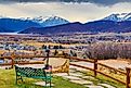 View from Memorial Hill in Heber City, Utah.