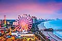 Aerial view of Myrtle Beach, South Carolina.