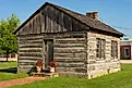 The John Sanburn Cabin. Knoxville, Illinois. Editorial credit: Eddie J. Rodriquez / Shutterstock.com