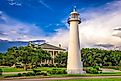 Biloxi Lighthouse in Biloxi, Mississippi.