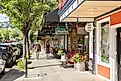 Buildings on the streets of historic Calistoga, California. Image credit Dragan Jovanovic via Shutterstock