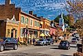 Downtown street in Jonesborough, Tennessee. Image credit Dee Browning via Shutterstock