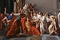 The Death of Julius Caesar.