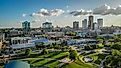 Skyline of downtown Little Rock, Arkansas. Editorial credit: Eduardo Medrano / Shutterstock.com