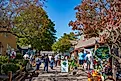 Olde Mistick Village is an outdoor venue with shops, boutiques, eateries and seasonal events in a throwback village setting. 
