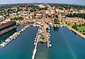 Marquette, Michigan is a port city on the shores of Lake Superior