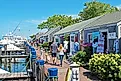 The harbor in Nantucket, Massachusetts. Editorial credit: Mystic Stock Photography / Shutterstock.com.