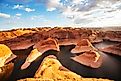Reflection canyon in Powell lake