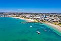 Editorial Photo Credit: trabantos via Shutterstock. Panorama view of Geraldton, Australia