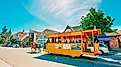 Horse driven cab in Solvang, picturesque small town in Santa Barbara County, California, via Nature, food, landscape, travel on iStock.com