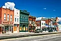 The downtown area of Panguitch, Utah, via Shutterstock.