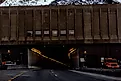 Cars entering the Eisenhower-Johnson Memorial Tunnel, the highest tunnel in the U.S. Editorial credit: Kristi Blokhin / Shutterstock.com