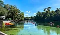 The Rainbow River near KP Hole County park in Dunnellon, Florida. Image credit Joni Hanebutt via Shutterstock