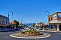 Historic center of the town of Albany, Western Australia. 
