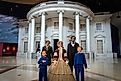 Abraham Lincoln Presidential Library and Museum in Springfield, Illinois. Editorial credit: EWY Media / Shutterstock.com.