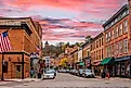 Historical Main Street in Galena, Illinois. Image credit Nejdet Duzen via Shutterstock
