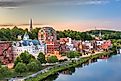 The charming town of Hallowell, Maine.