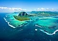 The island of Mauritius is a beautiful destination within Africa.