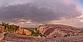 The Enchanted Rock near Fredericksburg, Texas. Shutterstock.com