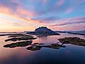 Drone photography from Helgeland coast