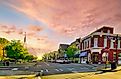 Downtown Blue Ridge, Georgia, at sunset. (Image credit Harrison Keely, CC BY 4.0, via Wikimedia Commons)