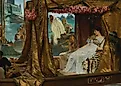The Meeting of Antony and Cleopatra (1885), by Lawrence Alma-Tadema