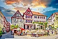 Old City, Bad Wimpfen, Baden Württemberg, Germany.