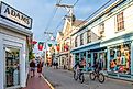 Commercial Street in Provincetown, Massachusetts.
