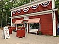 Authentic 1930s general store located on Michigan's famous Tunnel of Trees in Good Hart, Michigan. Image credit: Thomas Barrat / Shutterstock.com