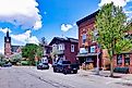 Buildings in New Glarus, Wisconsin. Editorial credit: Erwin Widmer / Shutterstock.com