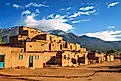 Taos Pueblo, UNESCO World Heritage Site and the oldest continuously occupied dwelling in the US.
