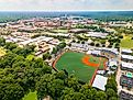 Pete Taylor Park, home of the University of Southern Mississippi Golden Eagles baseball team in Hattiesburg, Mississippi.
