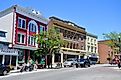 Main Street in Saranac Lake, New York. Editorial credit: Wangkun Jia / Shutterstock.com