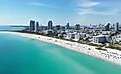 Miami beach cityscape.