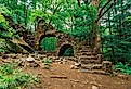Madame Sherri Forest Castle Collapsed Archway. Image credit Three Ring Creations LLC via Shutterstock.