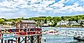 The charming town of Boothbay Harbor, Maine.