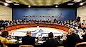 A NATO meet at NATO headquarters in Brussels 2010.
