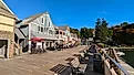 View of the Lake Mohawk Boardwalk in Sparta, New Jersey. Image credit: quiggyt4 / Shutterstock.com.