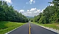 The Talladega National Forest by Scenic Route 281, also known as Skyway Mountainway, in Delta, Alabama.