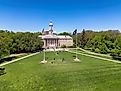 The campus of Penn State University in State College, Pennsylvania.