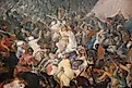 The Battle of Issus by Jan Brueghel the Elder in the Louvre.