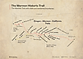 map showing the mormon trail