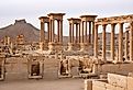 Ruins of ancient city of Palmyra - Syria (Before Civil War).